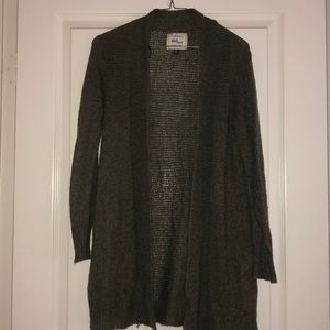 Mid-Length Knitted Cardigan